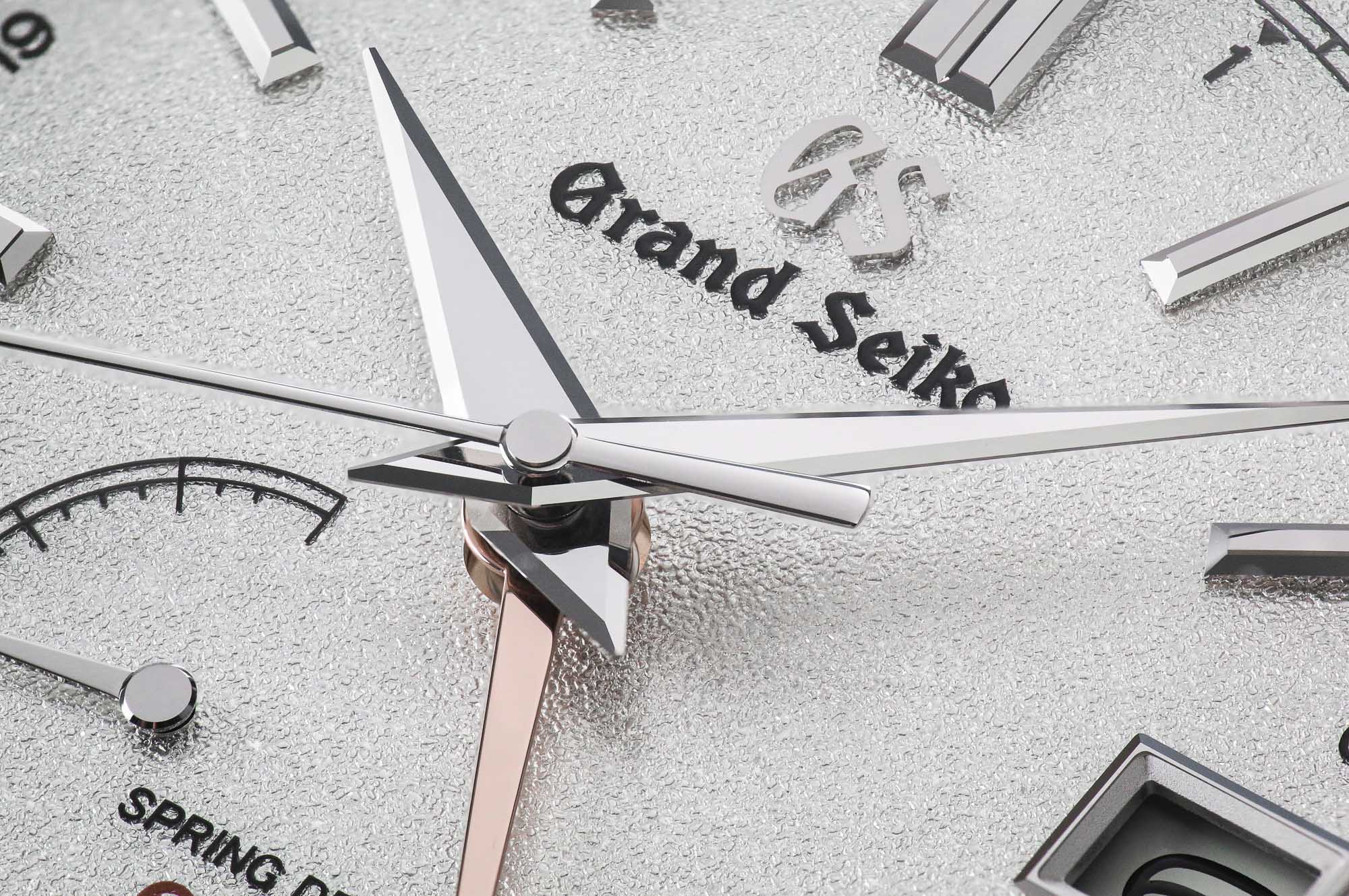 Grand Seiko SBGE269 white dial detail