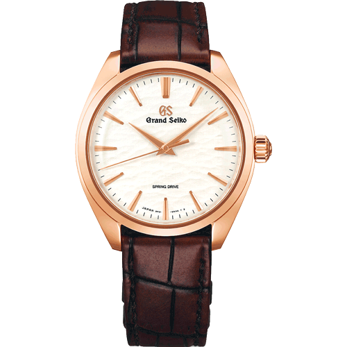 Grand Seiko SBGY008 rose gold white dial watch